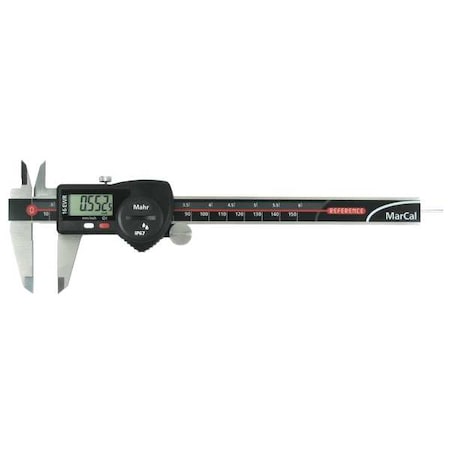 Mahr Electronic Digital Caliper, 0 to 6 In 4103065