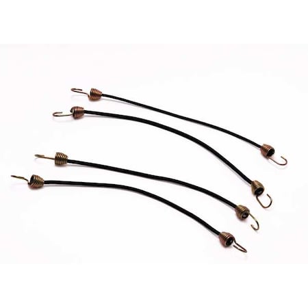 Benchmark Scientific Bungee Cord, Hook, 7 In.L, Rubber, PK4 B0718