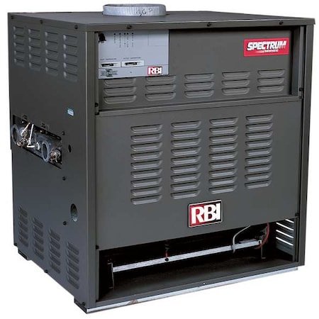 Rbi Commercial Water Heater, NG, 32 In. H 33SW0350N0E1A0GA9061G1J2