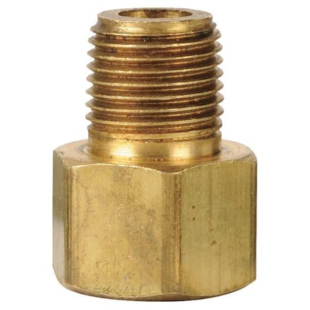 Zoro Select Strt, Brass, Flared3/8", MNPT1/4", PK10 5RKZ1