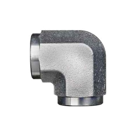 Zoro Select Pipe Elbow, Carbon Steel, 150, FNPT, PK5 5RLH9