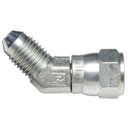 Zoro Select Pipe Elbow 45 Deg, Carbon Steel, JIC, PK5 5RLL6