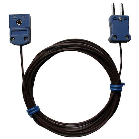 Zoro Select Type T Probe Extension, Mini, 10 ft. 5RMF7