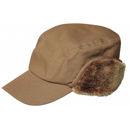 Crown Cap Ball Cap, Flip Up Earband, Cotton, XL 1-2707 XL