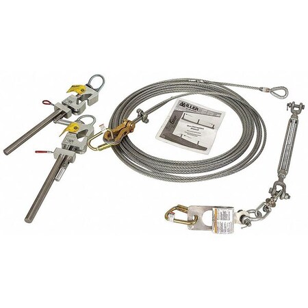 Miller Beam Anchor, Permanent, Steel SG8815-12/60FT