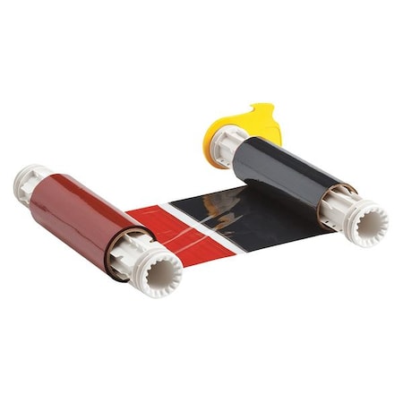 Brady Two-ColorPrinterRibbon, Black/Red, 200ftL 13521
