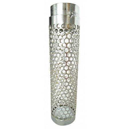 Zoro Select Suction Strainer, 2.75dia, 2 NPSM, SidePerf 5RWK2