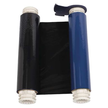 Brady Ribbon Cartridge, 8-3/4" W, 200 ft. L, Black/Blue 13524