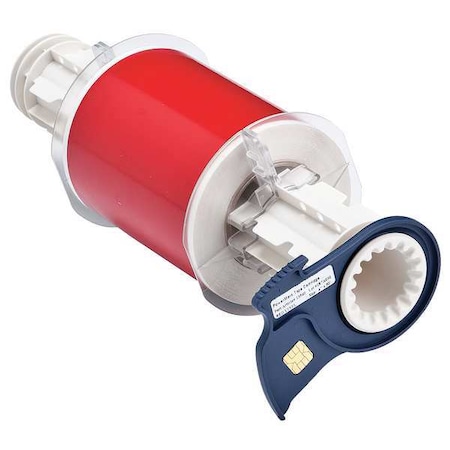 Brady Label Tape Cartridge, Red, Labels/Roll: Continuous 13540
