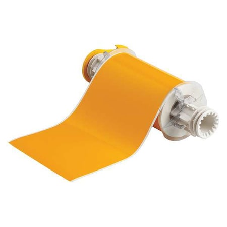 Brady Label Tape Cartridge, Yellow, Labels/Roll: Continuous 13550