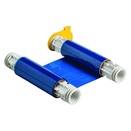 Brady Single-ColorPrinterRibbon, Blue, 200ftL 13596
