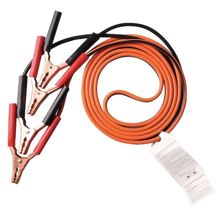 Westward Booster Cable, LD, 10 AWG, 12 Ft, Std Jaw 5RXG6