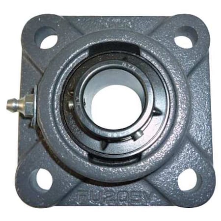 NTN Flange Bearing, 4-Bolt, Ball, 3/4" Bore UCFU-3/4M