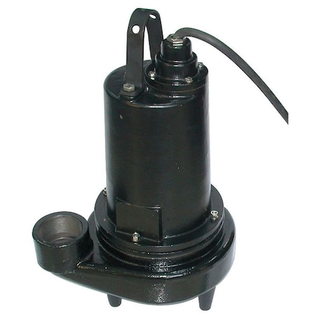 Dayton 5 HP 3" Manual Submersible Sewage Pump 460V 5RZP1