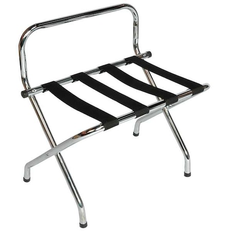 Csl Luggage Rack, 26 1/2 H x 16 D In., PK6 1055C-BL