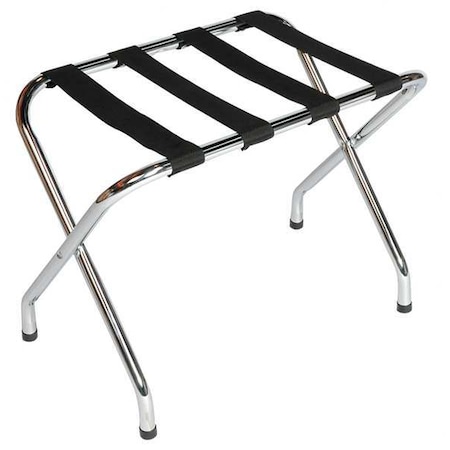 Csl Flat Top Luggage Rack, Chrome 0155-C-BL-1
