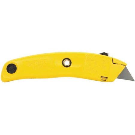 STANLEY Utility Knife, Manual Retracting, Utility, Multipurpose, Aluminum, 7 in L 10-989