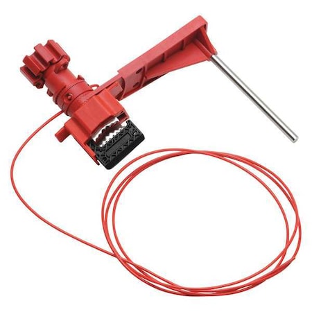 Brady Ball Valve Lockout, Fits Handle Sz 1-3/4 51388