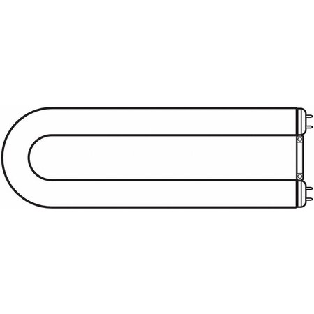 Current U-Shaped Fluorescent Lamp, Cool, 4100K, T12 F40T12/SP41/U6/CVG