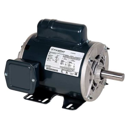 Marathon Capacitor-Start General Purpose Motor, 5 HP, 213T Frame, 208-230 Voltage, 1730 Nameplate RPM 213TCDW7026