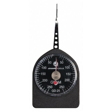 Jonard Tools Dynamometer Gauge, Dial, 30-250g GD-25