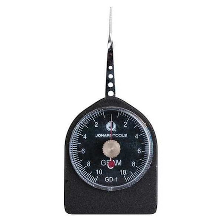 Jonard Tools Dynamometer Gauge, Dial, 0-10g GD-1