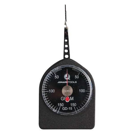 Jonard Tools Dynamometer Gauge, Dial, 50-150g GD-15