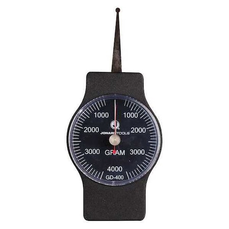 Jonard Tools Dynamometer Gauge, Dial, 400-4000g GD-400