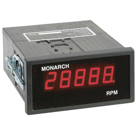 Monarch Panel Tachometer, 1 Pulse per Revolution 6140-080