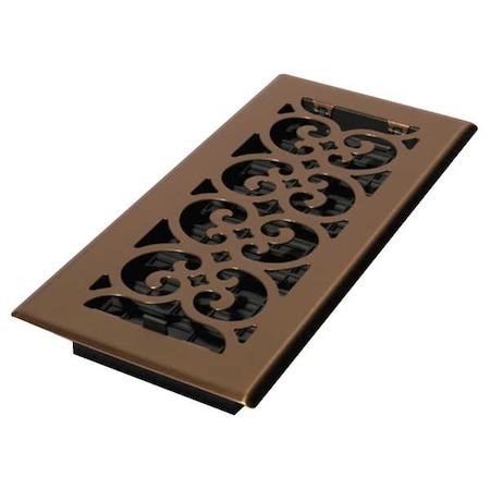 Decor Grates Floor Register 5.5 X 11.5, Antique Brass, Brass SPH410-A