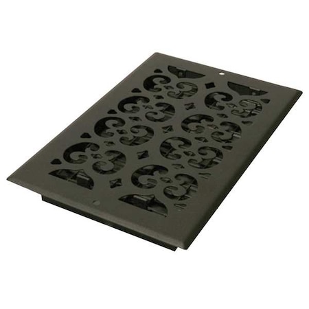 Decor Grates Sidewall/Ceiling Register 7.5 X 11.5, Textured Black, Steel ST610W