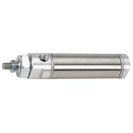 SPEEDAIRE Air Cylinder, 3/4 in Bore, 5 in Stroke, Round Body Double Acting NCDMB075-0500