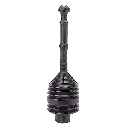 Zoro Select E-Z Bellows Plunger, Plastic, CupSize7In. 00321