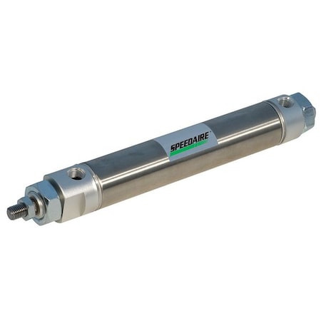 SPEEDAIRE Air Cylinder, 2 in Bore, 10 in Stroke, Round Body Double Acting NCDME200-1000