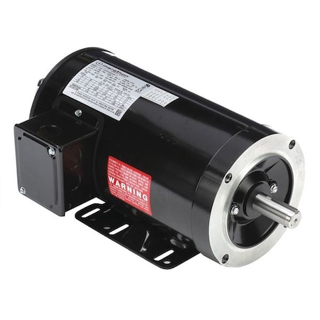 Leeson Vector Motor, 4.5 lb-ft, 1.5 HP, 230/460 V 145THTR15540