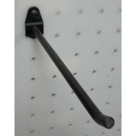 Zoro Select Single Rod Pegboard Hook, 6 1/2 in L, PK10 5TPG3