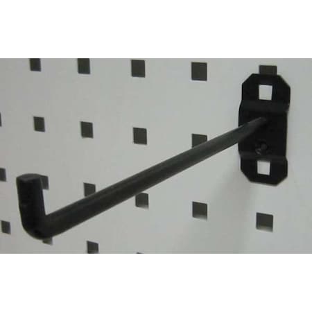 Zoro Select Single Rod Pegboard Hook, 6 In, PK5 5TPK5