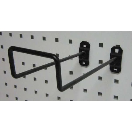 Zoro Select Double Closed-End Pegboard Hook, 8 In, PK5 5TPN9