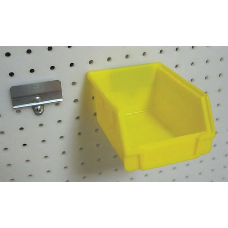 Zoro Select Pegboard Bin Kit, 3 x 4-1/8 x 5-3/8, PK24 5TPP2