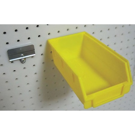 Zoro Select Pegboard Bin Kit, 3 x 4-1/8 x 7-3/8, PK24 5TPP3