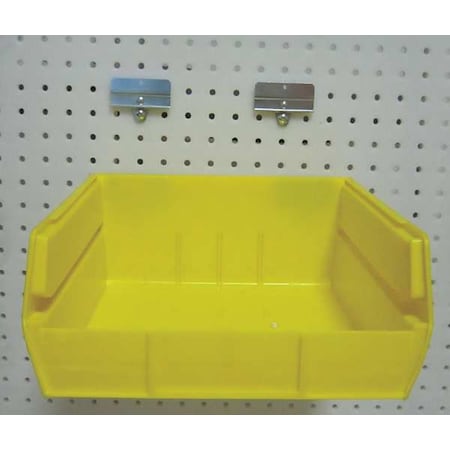 Zoro Select Pegboard Bin Kit, 5 x 11 x 10-7/8, PK6 5TPP4