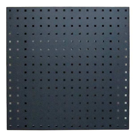 Zoro Select Square Hole Pegboard, 24x24, Gray, PK2 5TPC6