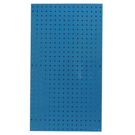 Zoro Select Square Hole Pegboard, 42-1/2x24, Blue, PK2 5TPA9