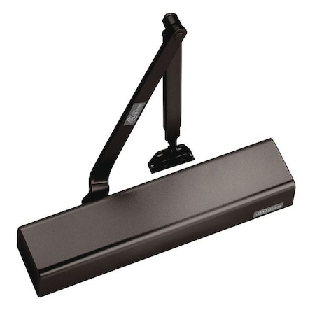 Pdq Manual, Hydraulic, Door Closer, Heavy Duty Interior and Exterior, Dark Bronze 5TUN7