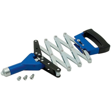 Zoro Select Lazy Tong Riveter, 1/8, 5/32, 3/16, 1/4 In 5TUW8