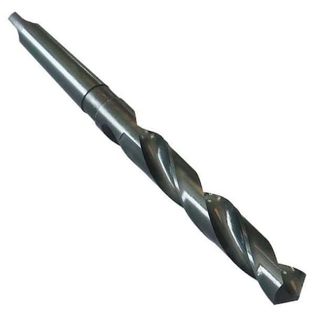 Westward Taper Shank Drill, 15/32, No 1MT, Blk Oxide 5TVE9