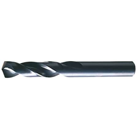 Westward Screw Machine Drill Bit, #30 Size, 135  Degrees Point Angle, High Speed Steel, Black Oxide Finish 5TVA1