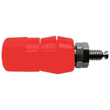 Zoro Select Binding Post, 33VAC/70VDC, Red 5TWZ3