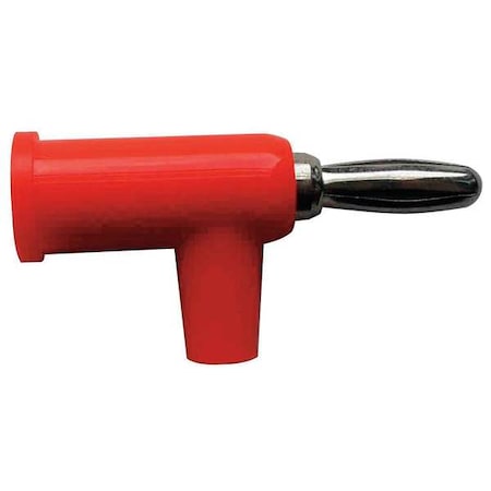 Zoro Select Banana Plug, 33VAC/70VDC, Red, PK10 5TXA2