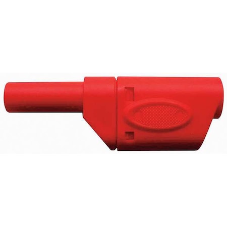 Zoro Select Banana Plug, CAT III 1000V, 2-1/8", Red 5TXA6